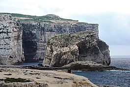 馬耳他,海,巖石