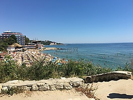 海滩,黑海,瓦尔纳