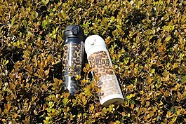 熱水瓶,黑白,豹紋