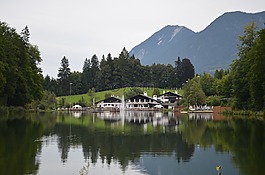 景观,假期,湖景
