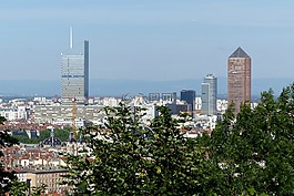 里昂,视图,部分-dieu