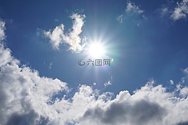 太陽,光線,天空