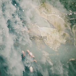 大瀑布,河,水