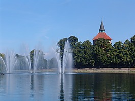 pildammsparken,pildammarna,喷泉