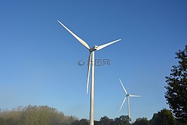 風力渦輪機,網站的風力渦輪機,可再生能源