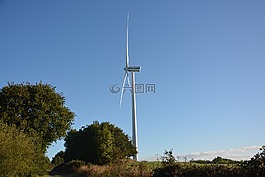 風力發(fā)電機組,景觀,可再生能源