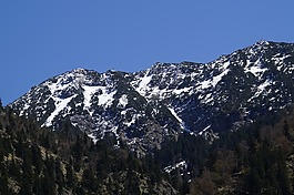 山,春天,高山