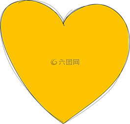 心,黃色,愛(ài)