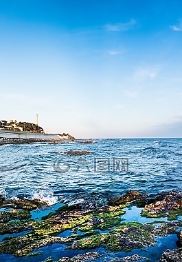 日落,海灘,哥斯達(dá)黎加