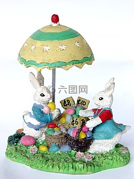 紀念品,兔子,傘