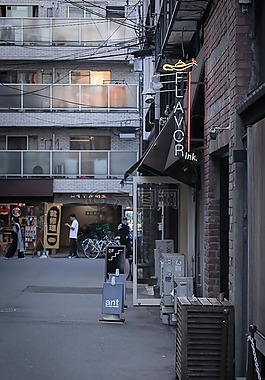 日本,街頭,大坂