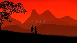 樹,夫婦,男子