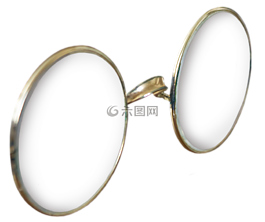 老,眼鏡,圓