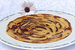 蘋果煎餅,餅子,食品