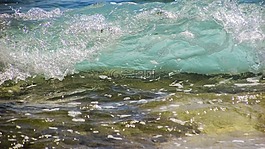 波,氣泡,泡沫