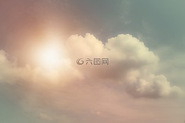 云,太陽(yáng),天空