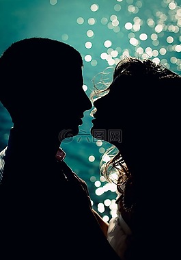 吻,男子,女人