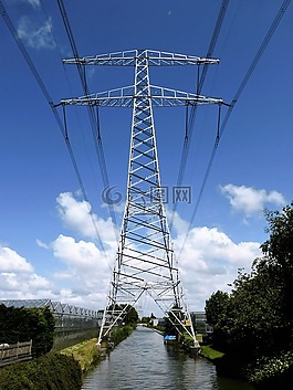 桅桿,動力,電纜
