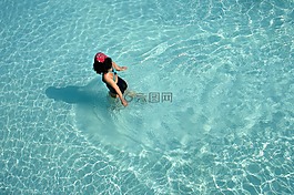 池,水,夏天