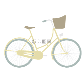 自行車,黃色騎自行車