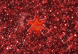 紅星,明星,繁星點點的天空