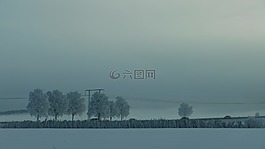 冬天,霧,冷