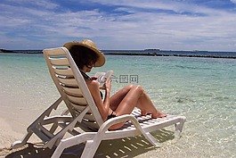 馬爾代夫,海,假日