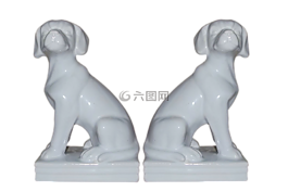 書擋,狗,瓷器