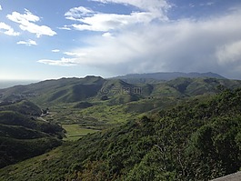 丘陵,伍茲,天空