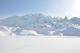 冰川,雪,冰