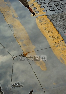 香港郵政,雨,城市