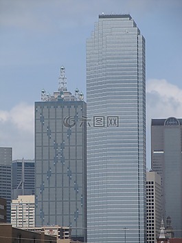 達拉斯,天際線,建筑物