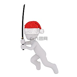 白人男性,3d模型,孤立