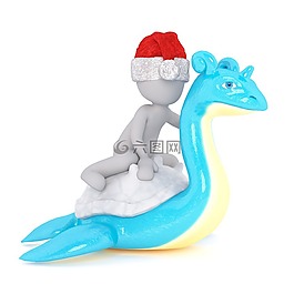 白人男性,3d模型,孤立