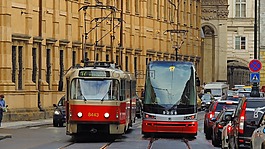 布拉格,電車,城市