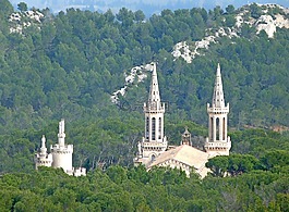 michel st 的 frigolet,修道院,建筑