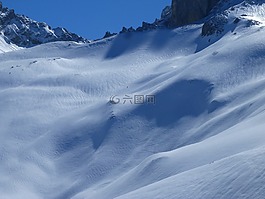 高阿爾卑斯山,山,景觀