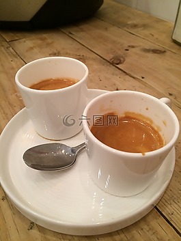 咖啡,吃,飲料