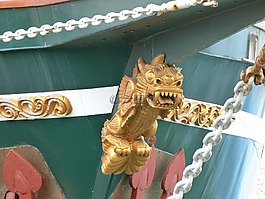 傀儡,龙,小船