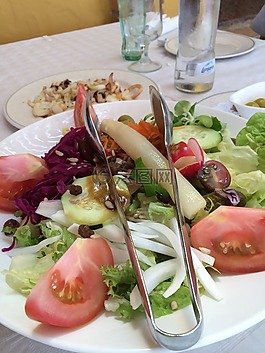 食品,沙拉,餐廳