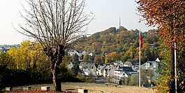 westerburg的,westerwald,秋季