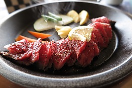 牛肉,柠檬,牛排