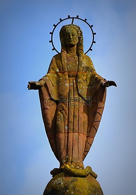 雕像,瑪麗亞,圖像