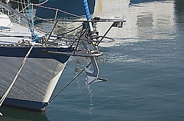 錨,小船,弓