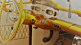 古董車,車展,黃色