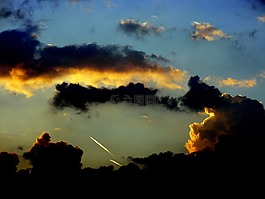 日落,天空,太陽(yáng)