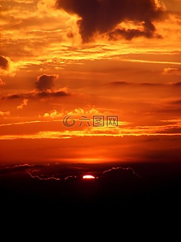 日落,天空,太陽(yáng)