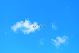 藍(lán)色的天空,云,天空