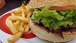 餐,食品,漢堡
