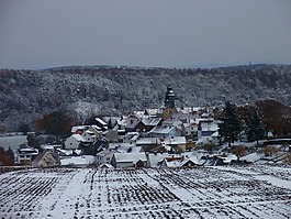 sebbeterode,德国,winterbeeld